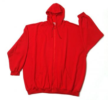 Hooded Sweat Jacket red 