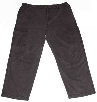 Cargo Pants, Black, Washed 3XL